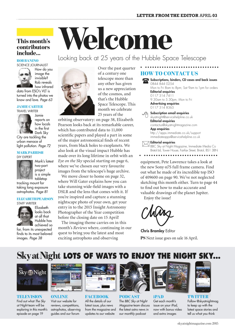 BBC Sky at Night Magazine Preview Pages
