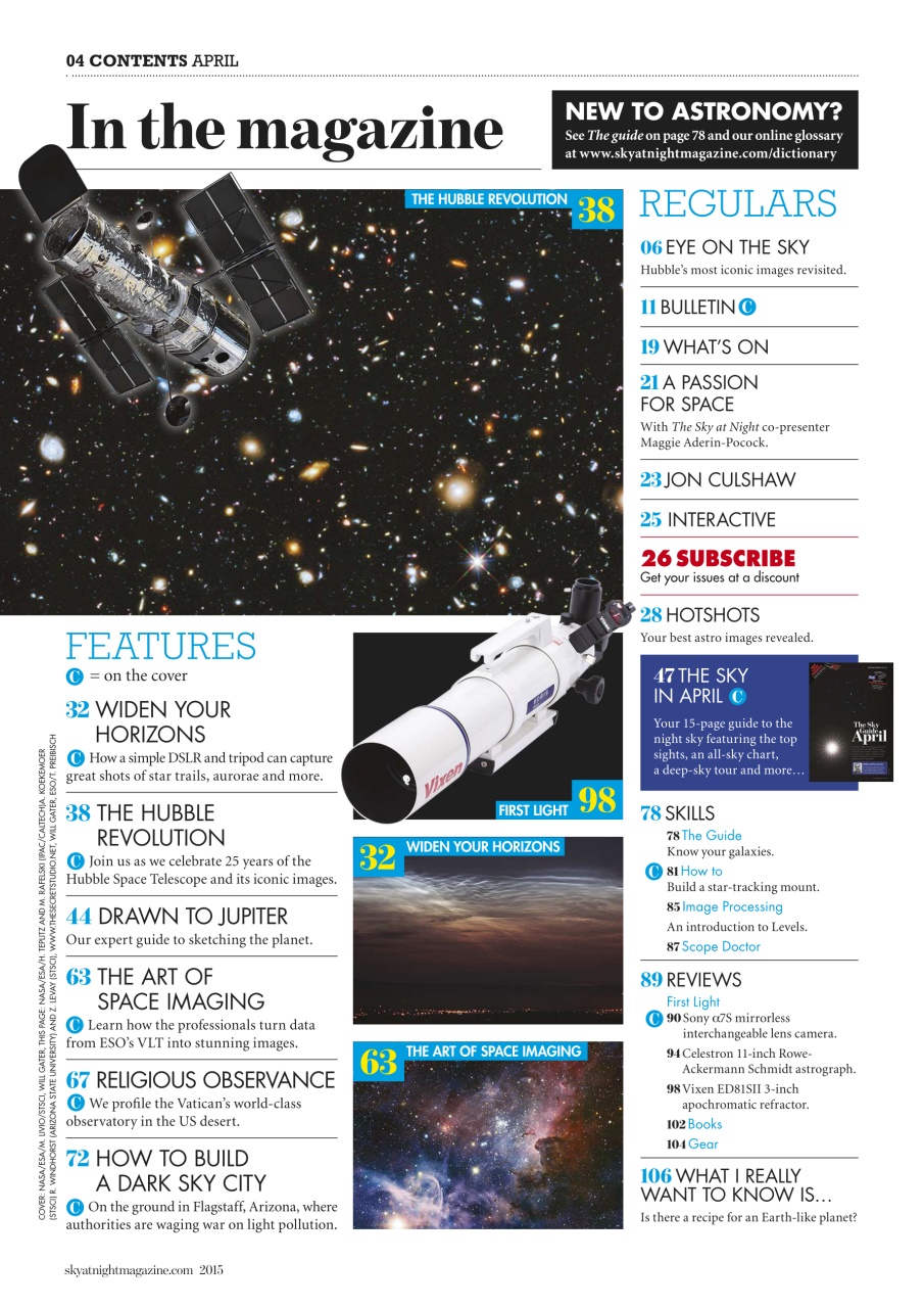 BBC Sky at Night Magazine Preview Pages