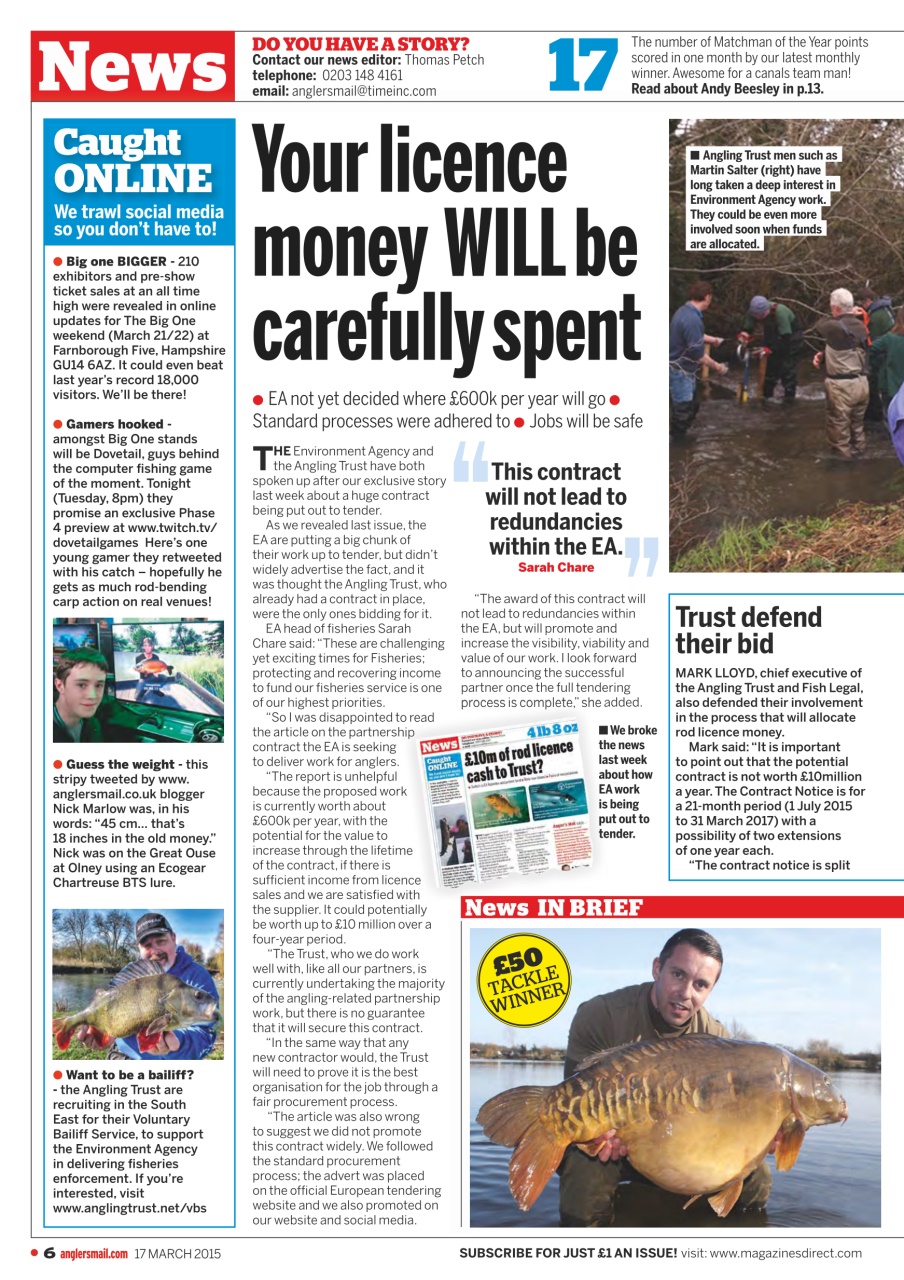 Anglers Mail Preview Pages