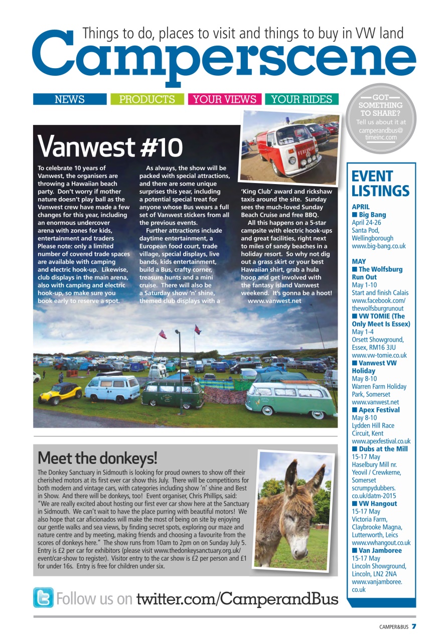 VW Camper Preview Pages