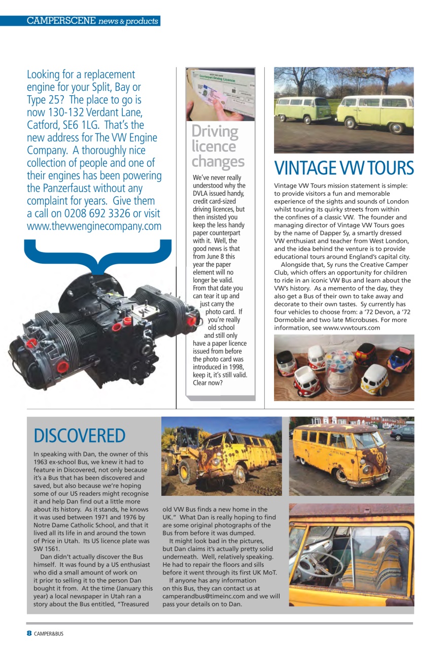 VW Camper Preview Pages