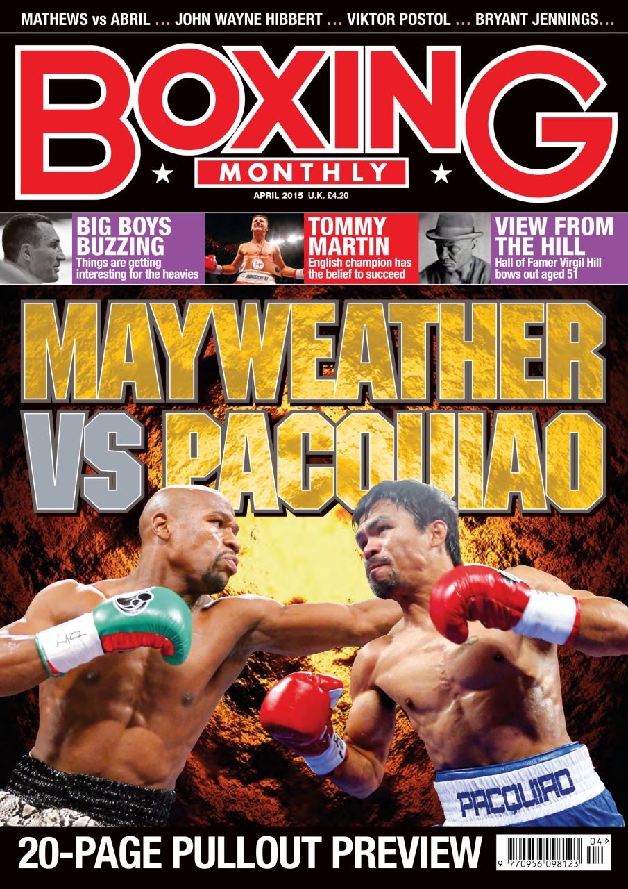 Boxing Monthly Preview Pages