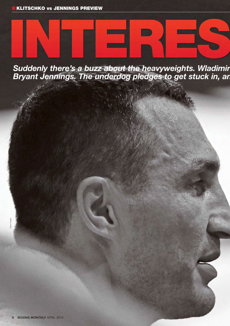 Boxing Monthly Preview Pages