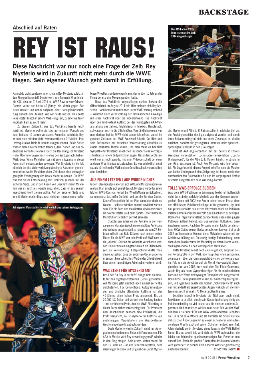 Power-Wrestling Preview Pages