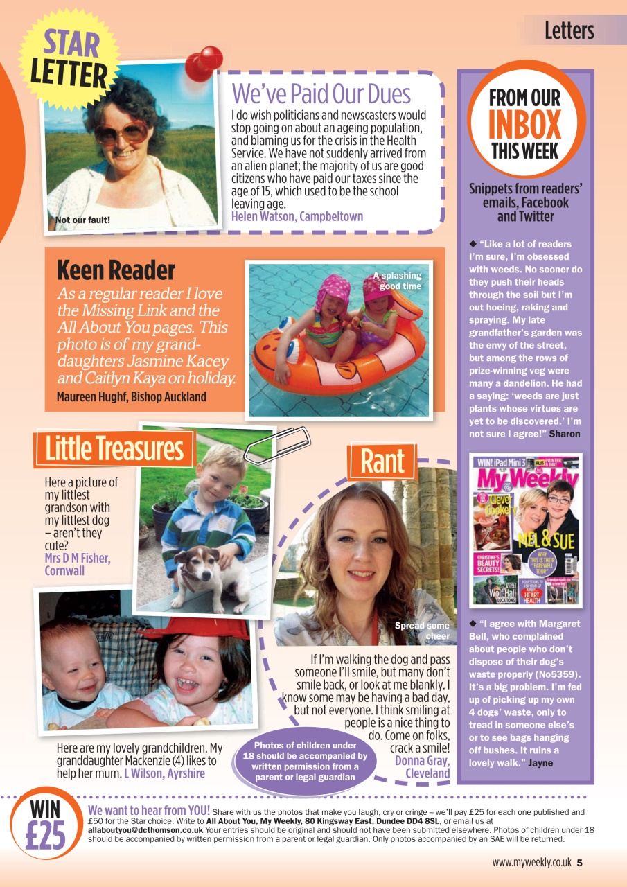 My Weekly Preview Pages