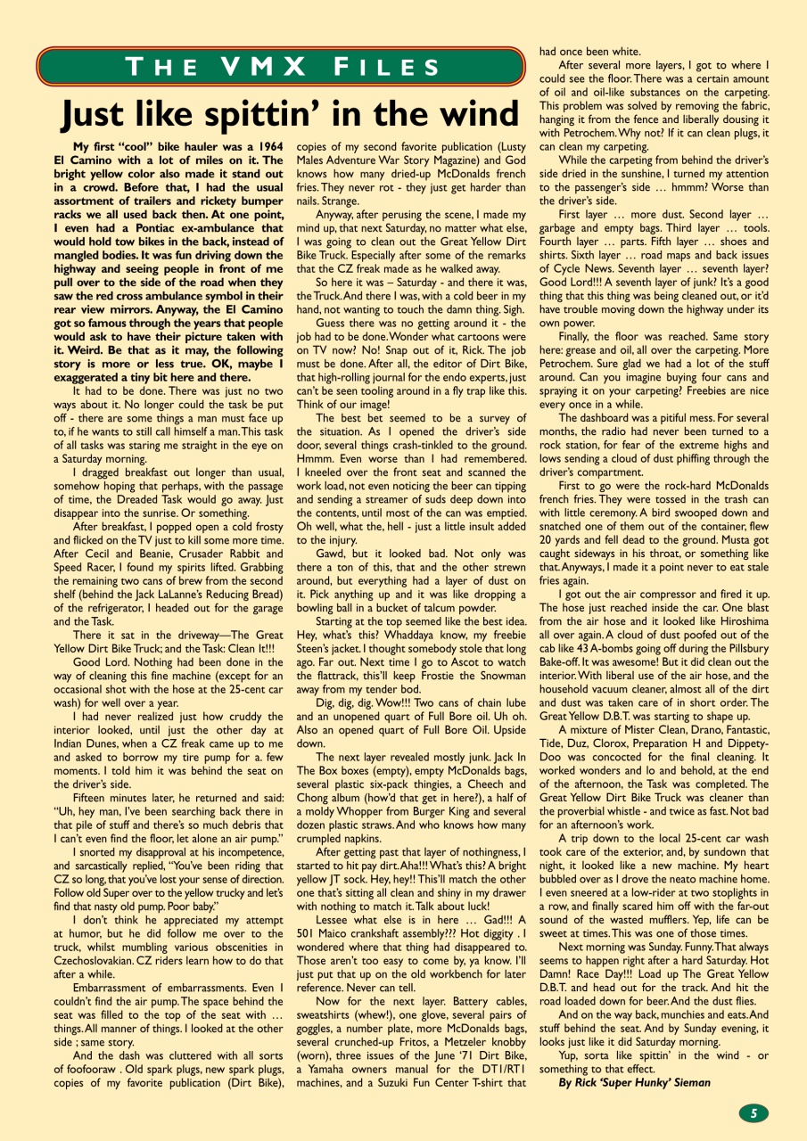 VMX Magazine Preview Pages