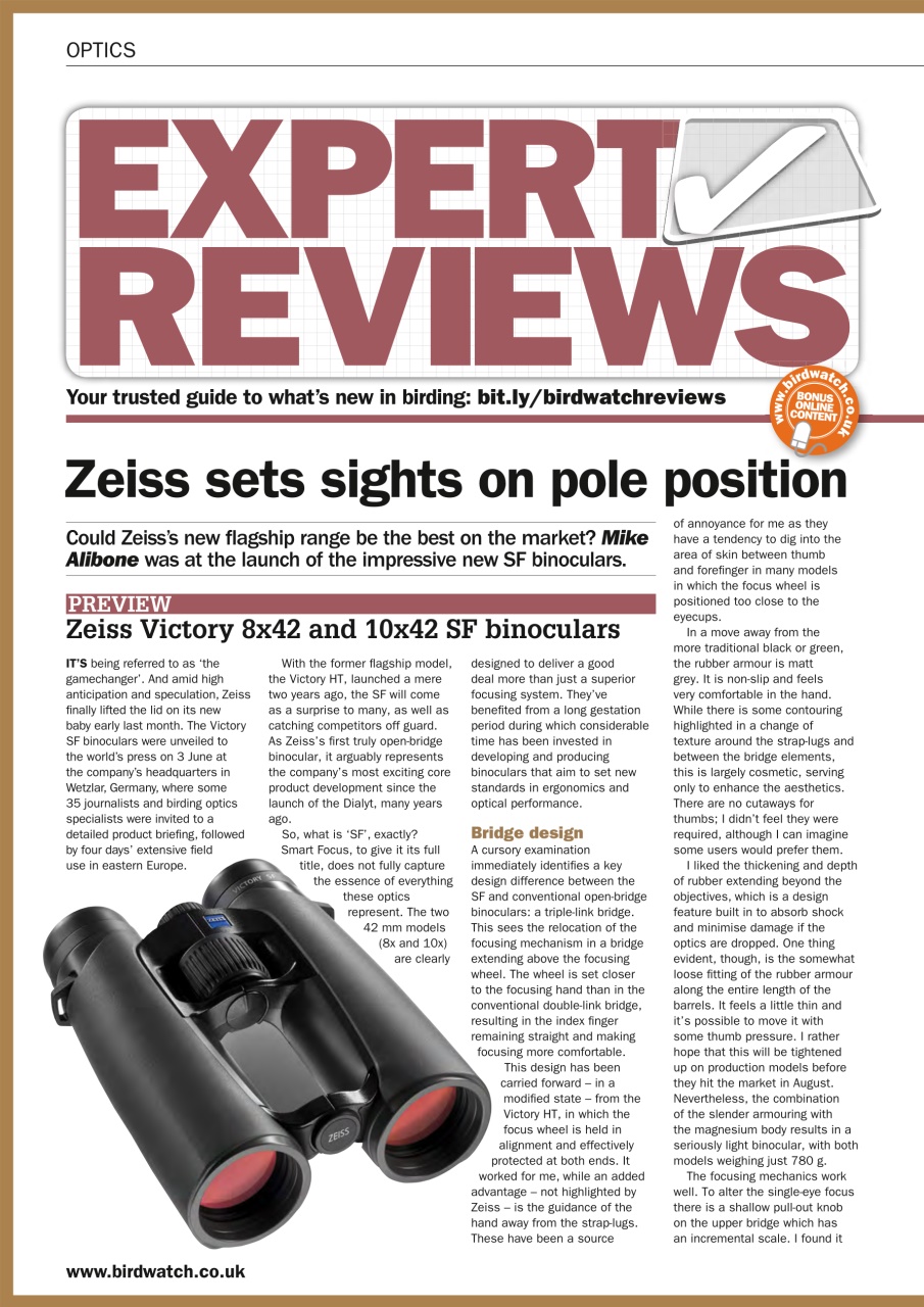 Birdwatch Magazine Preview Pages