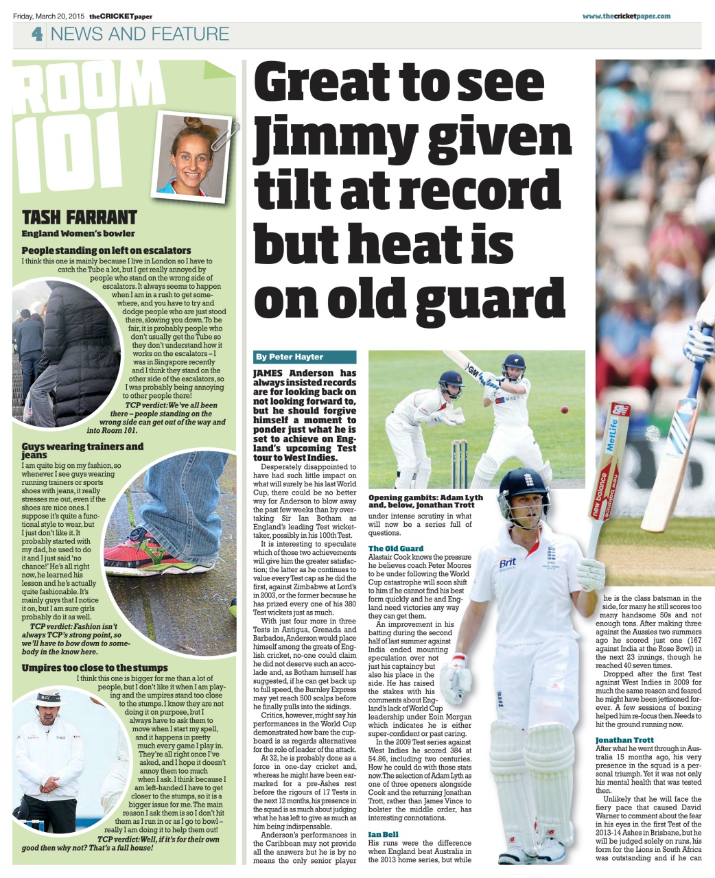 The Cricket Paper Preview Pages