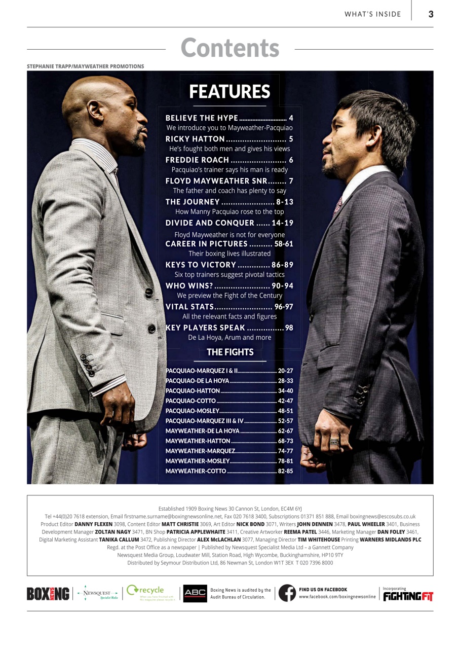 Boxing News Preview Pages