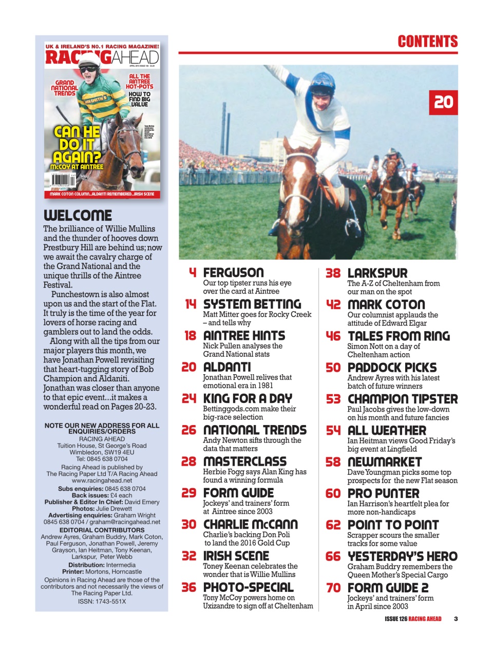 Racing Ahead Preview Pages