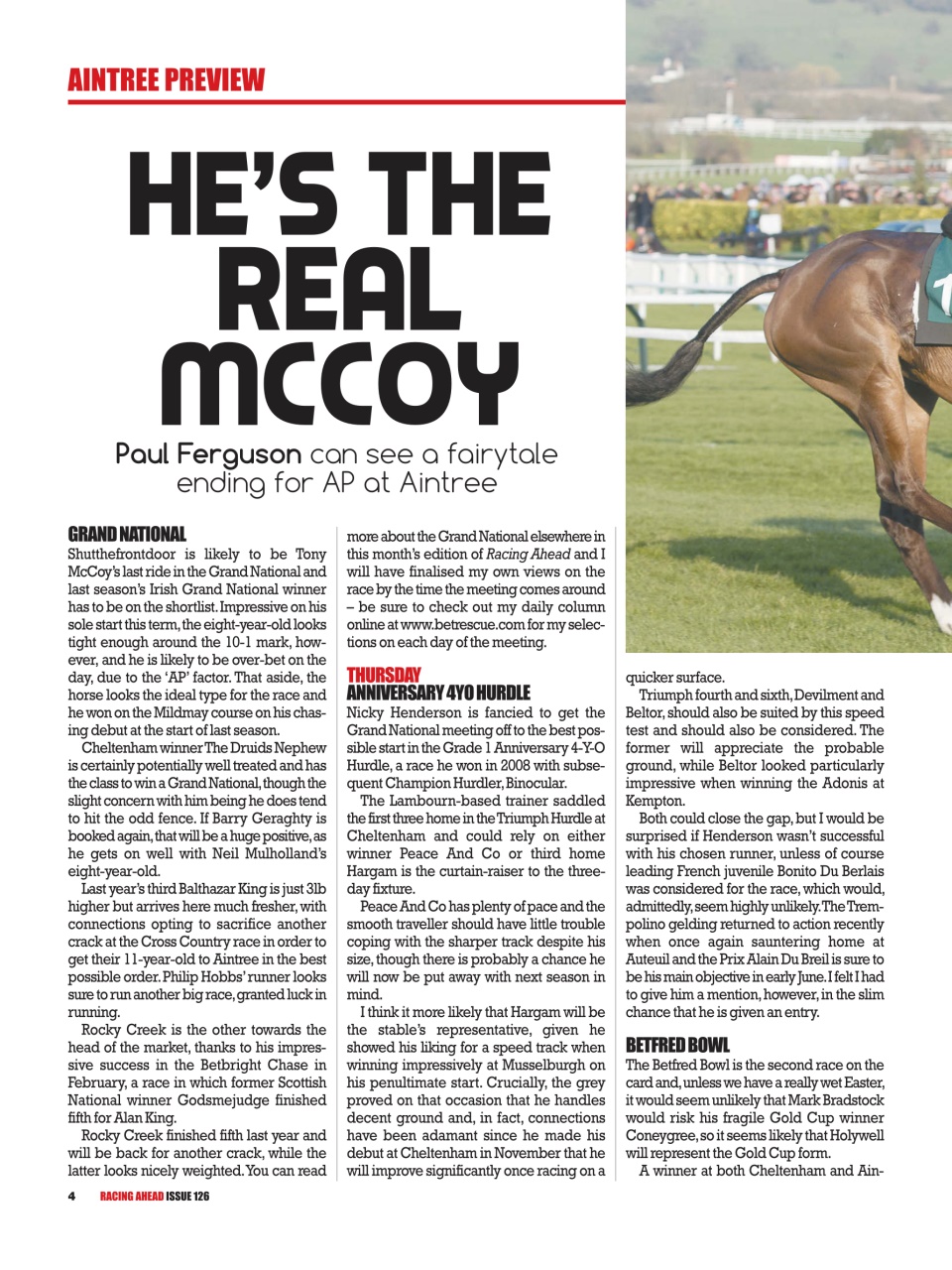 Racing Ahead Preview Pages