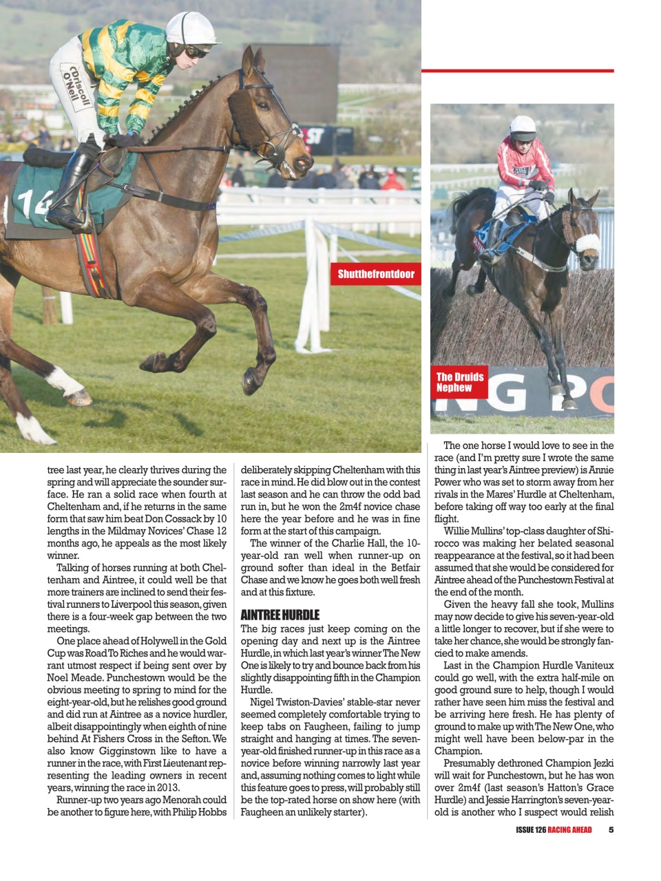 Racing Ahead Preview Pages