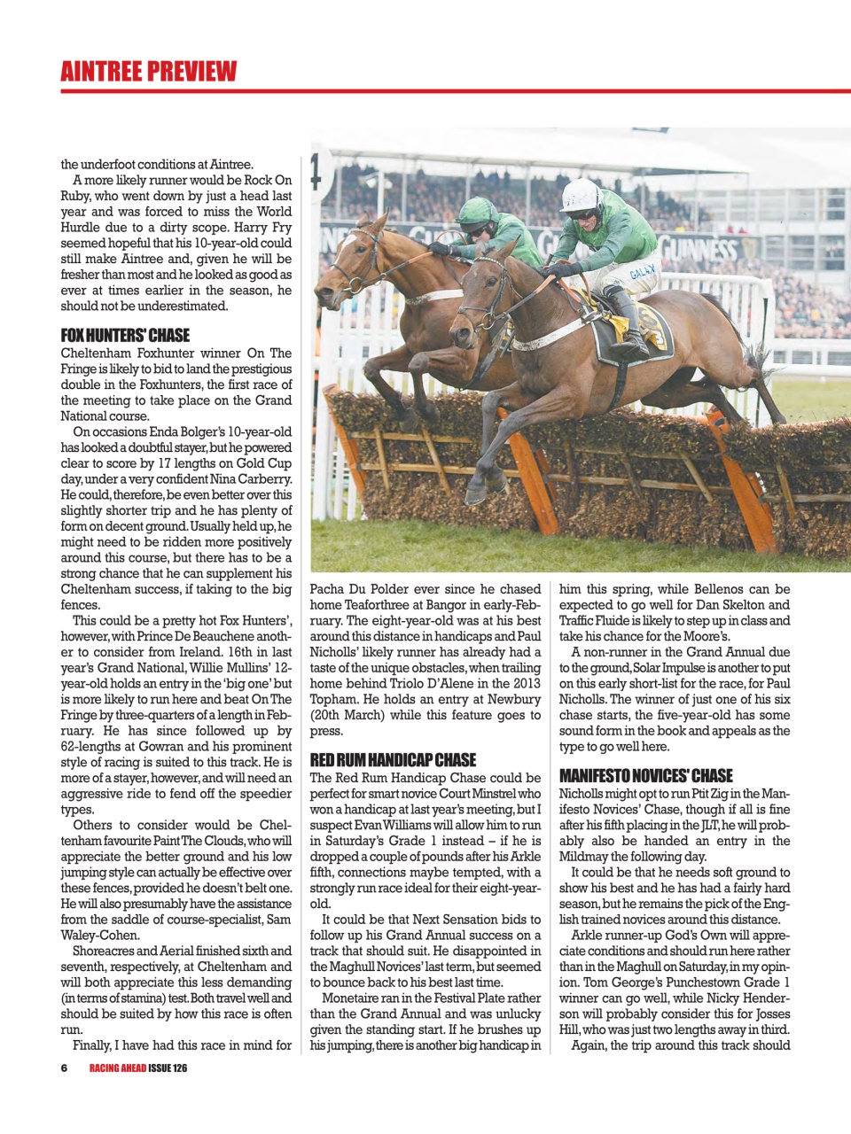 Racing Ahead Preview Pages