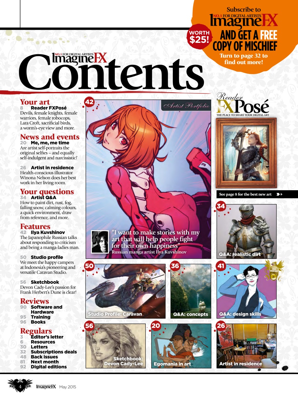 ImagineFX Preview Pages