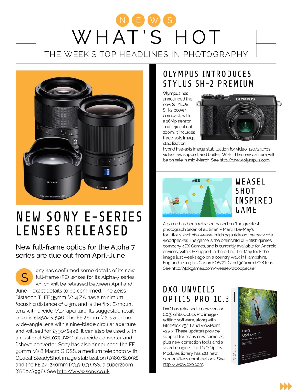 Photography Week Preview Pages