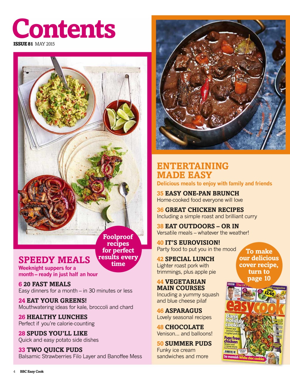 Easy Cook Magazine Preview Pages
