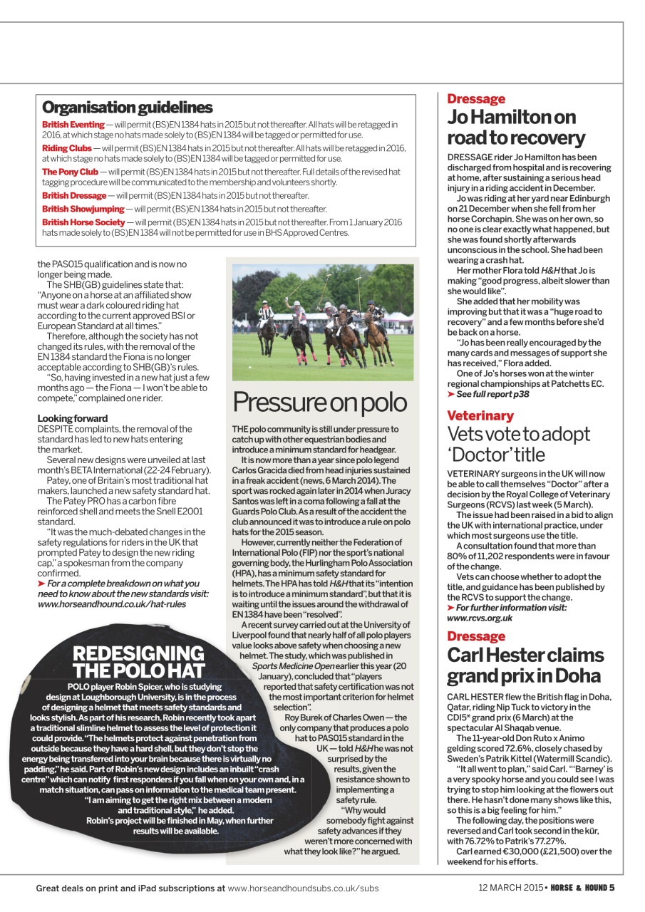 Horse & Hound Preview Pages