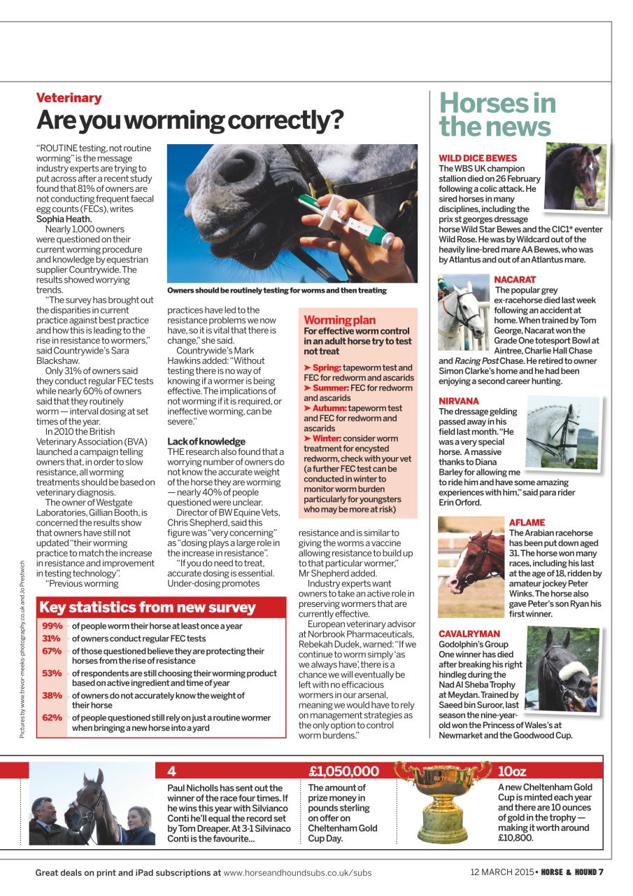 Horse & Hound Preview Pages