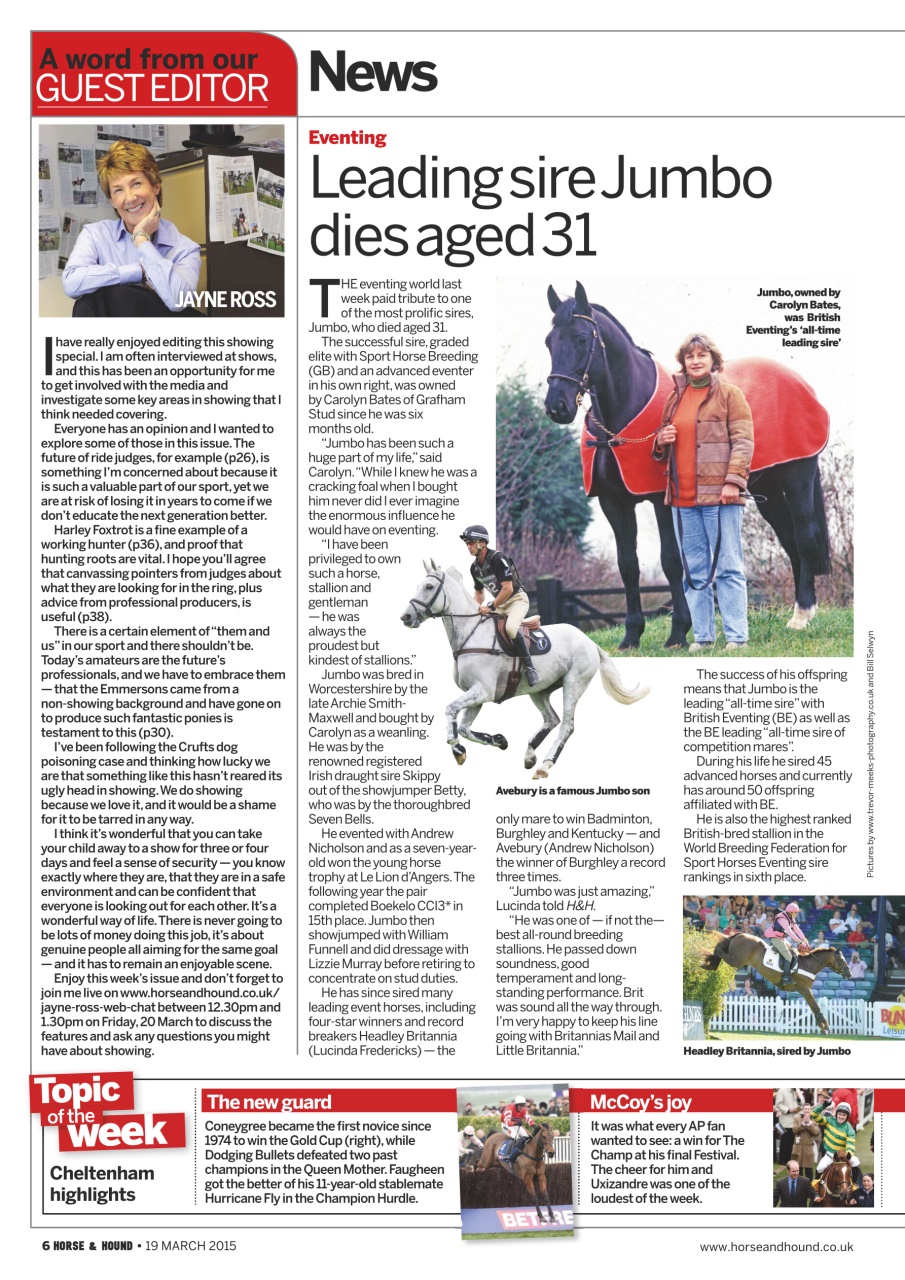 Horse & Hound Preview Pages