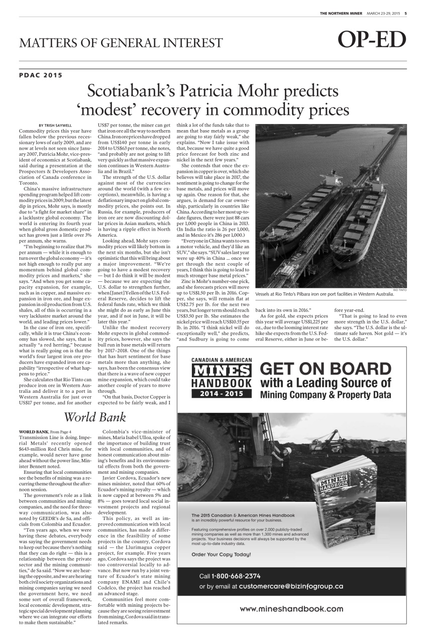 The Northern Miner Preview Pages