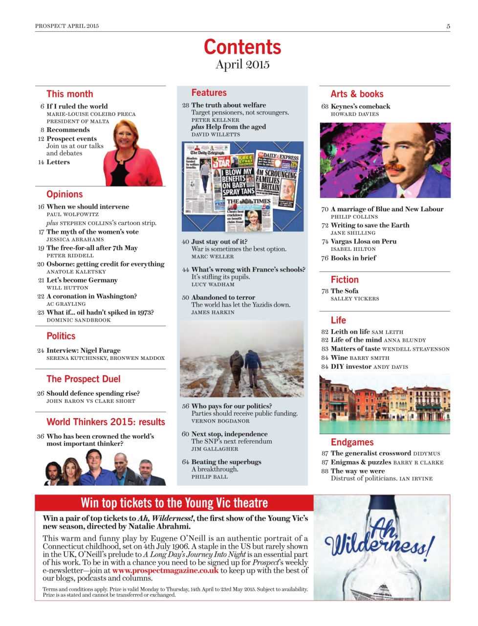 Prospect Magazine Preview Pages