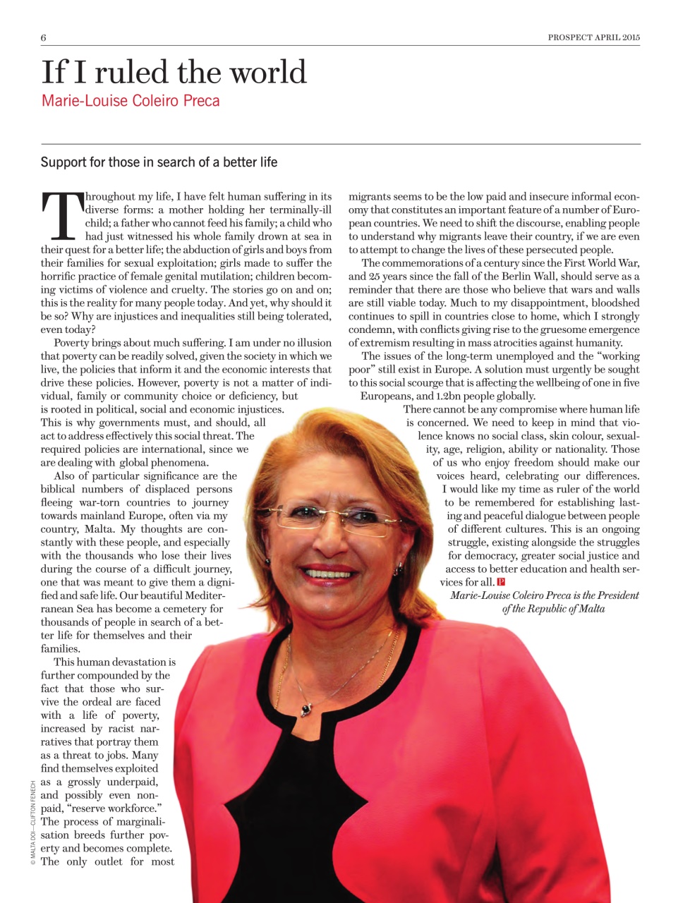 Prospect Magazine Preview Pages