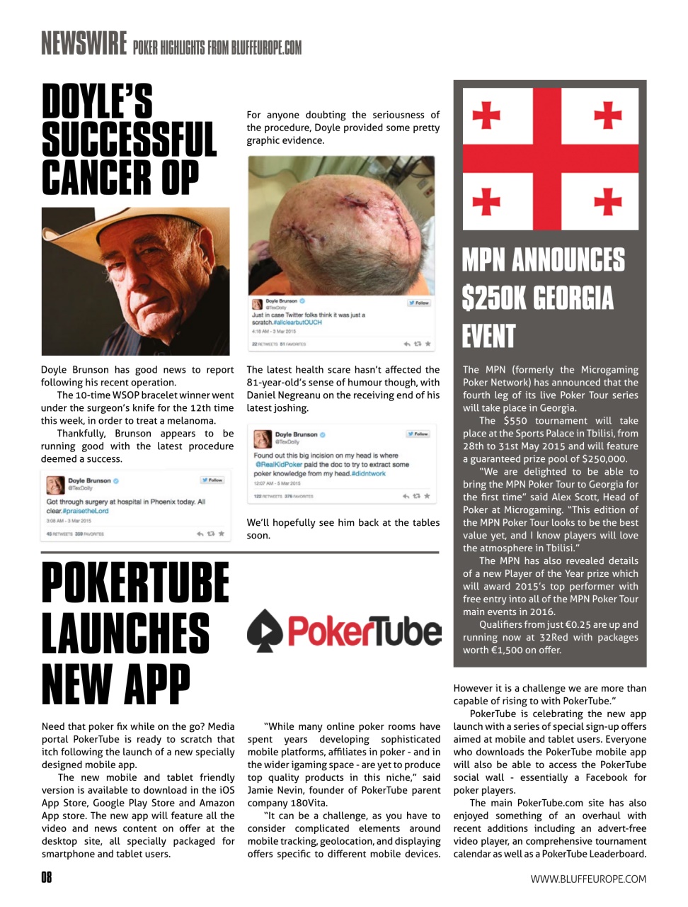 Bluff Europe Preview Pages
