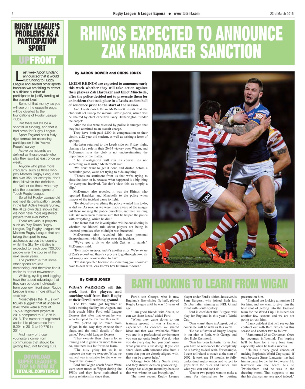 League Express Preview Pages