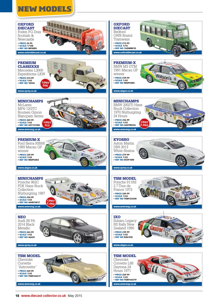 Diecast Collector Preview Pages