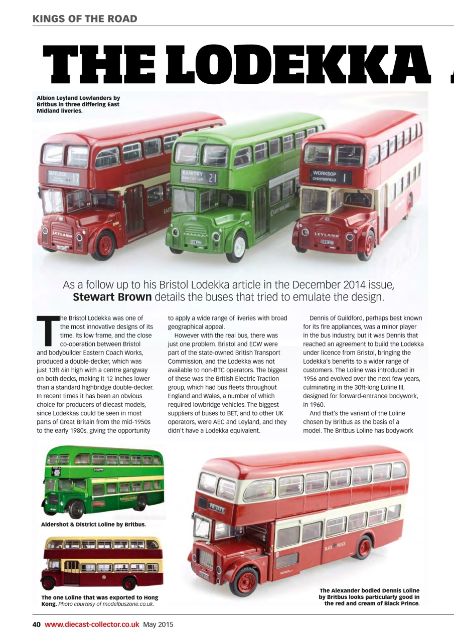Diecast Collector Preview Pages