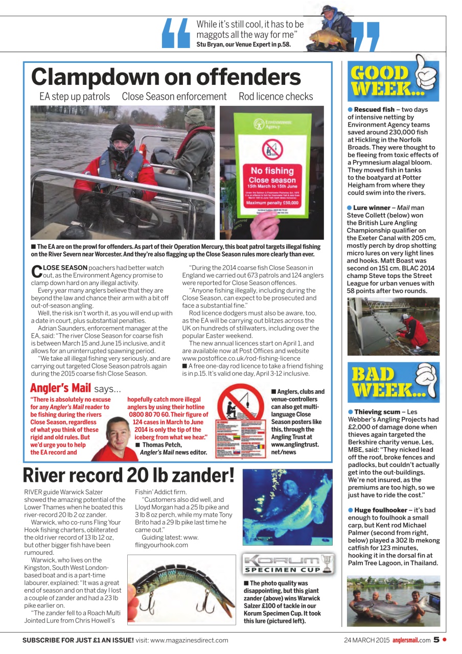 Anglers Mail Preview Pages