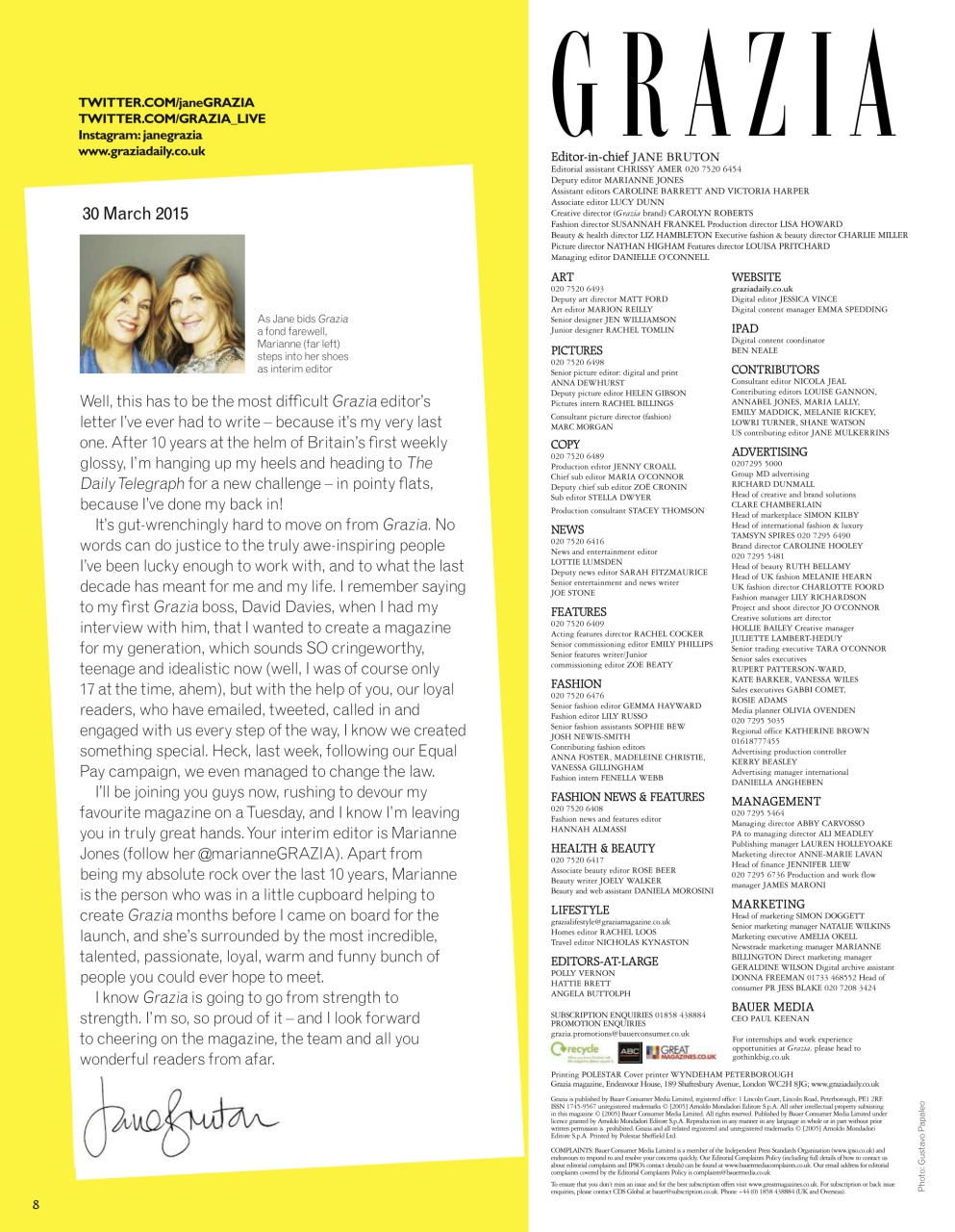 Grazia Preview Pages