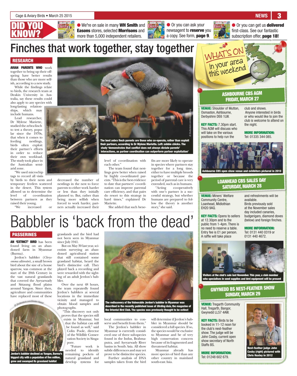 Cage & Aviary Birds Preview Pages