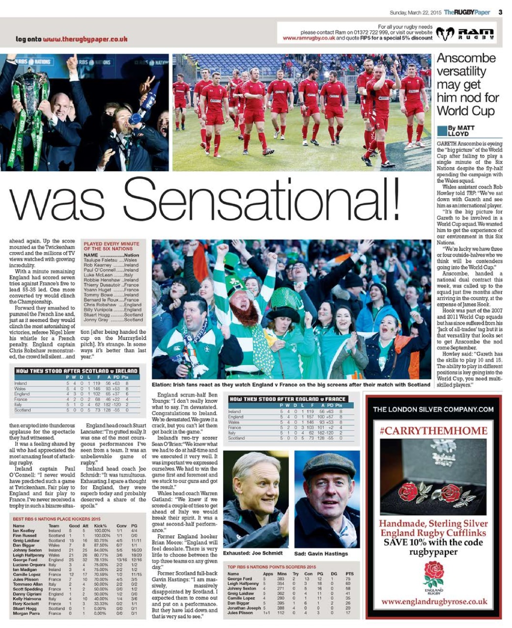 The Rugby Paper Preview Pages