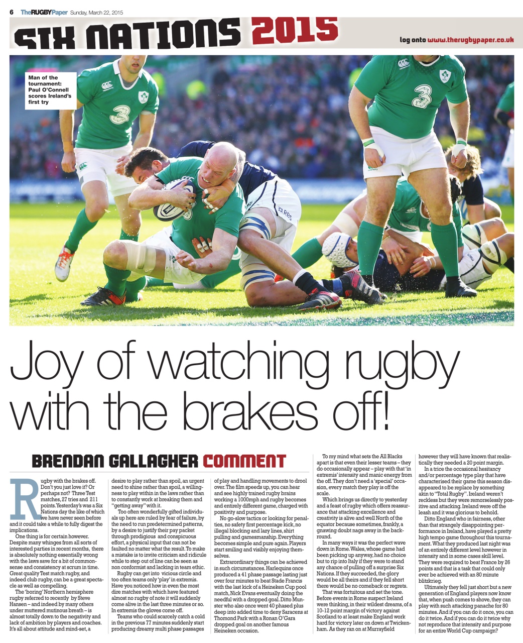 The Rugby Paper Preview Pages