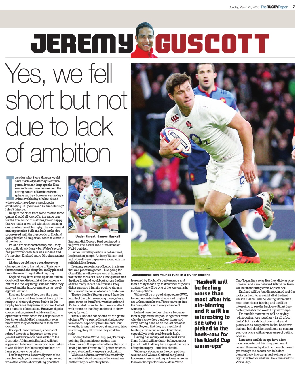 The Rugby Paper Preview Pages