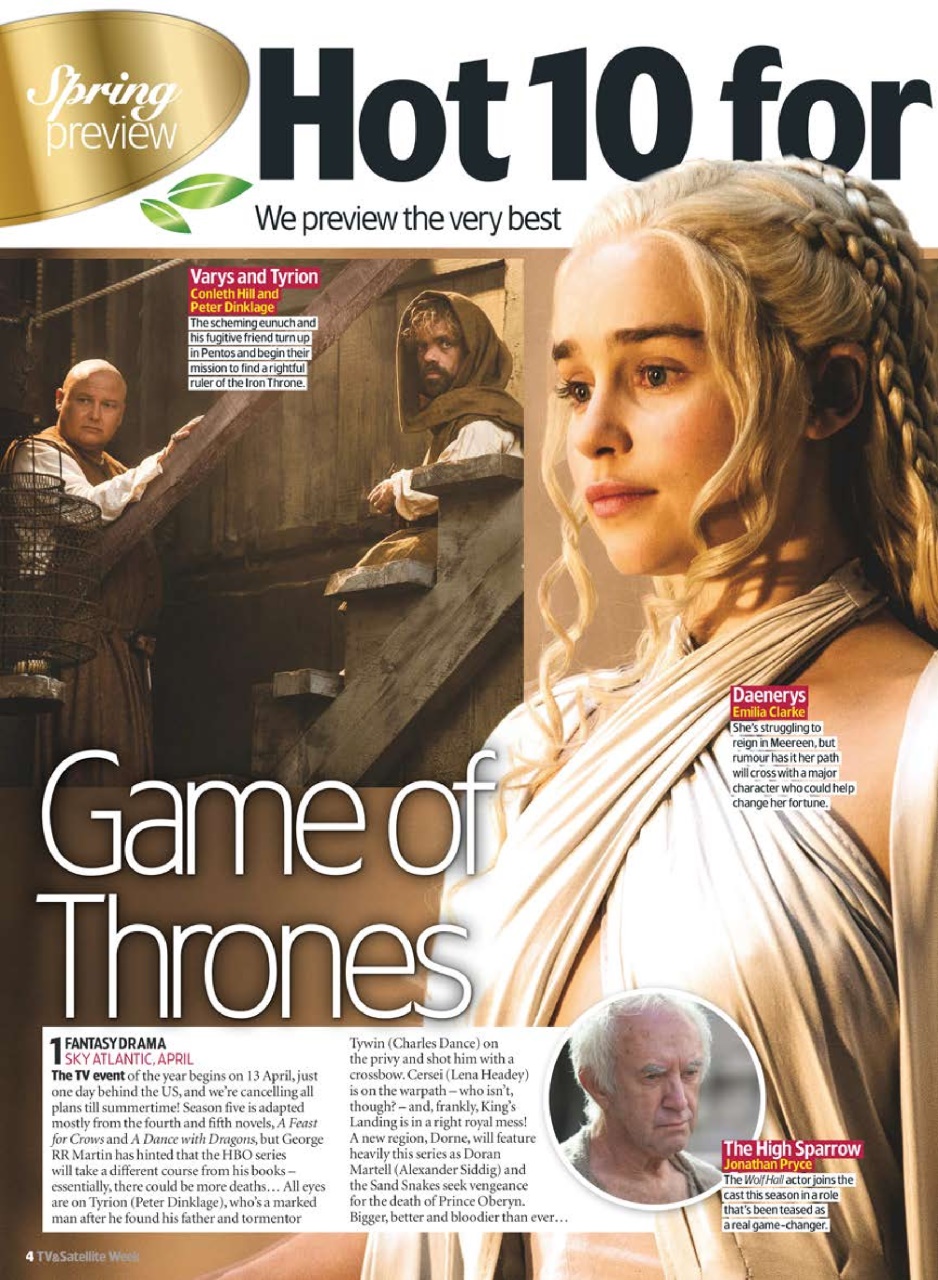 TV & Satellite Week Preview Pages