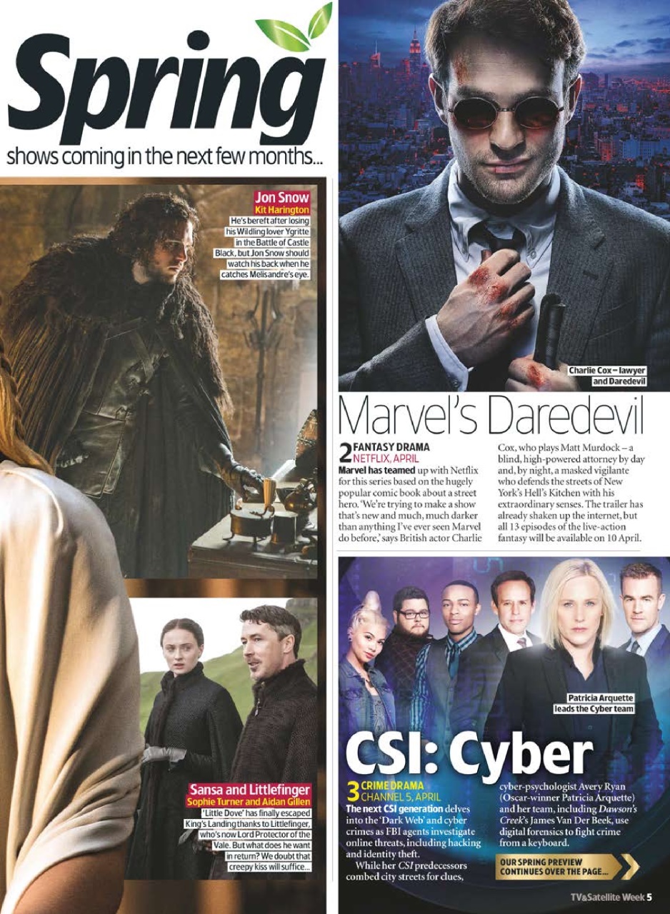 TV & Satellite Week Preview Pages