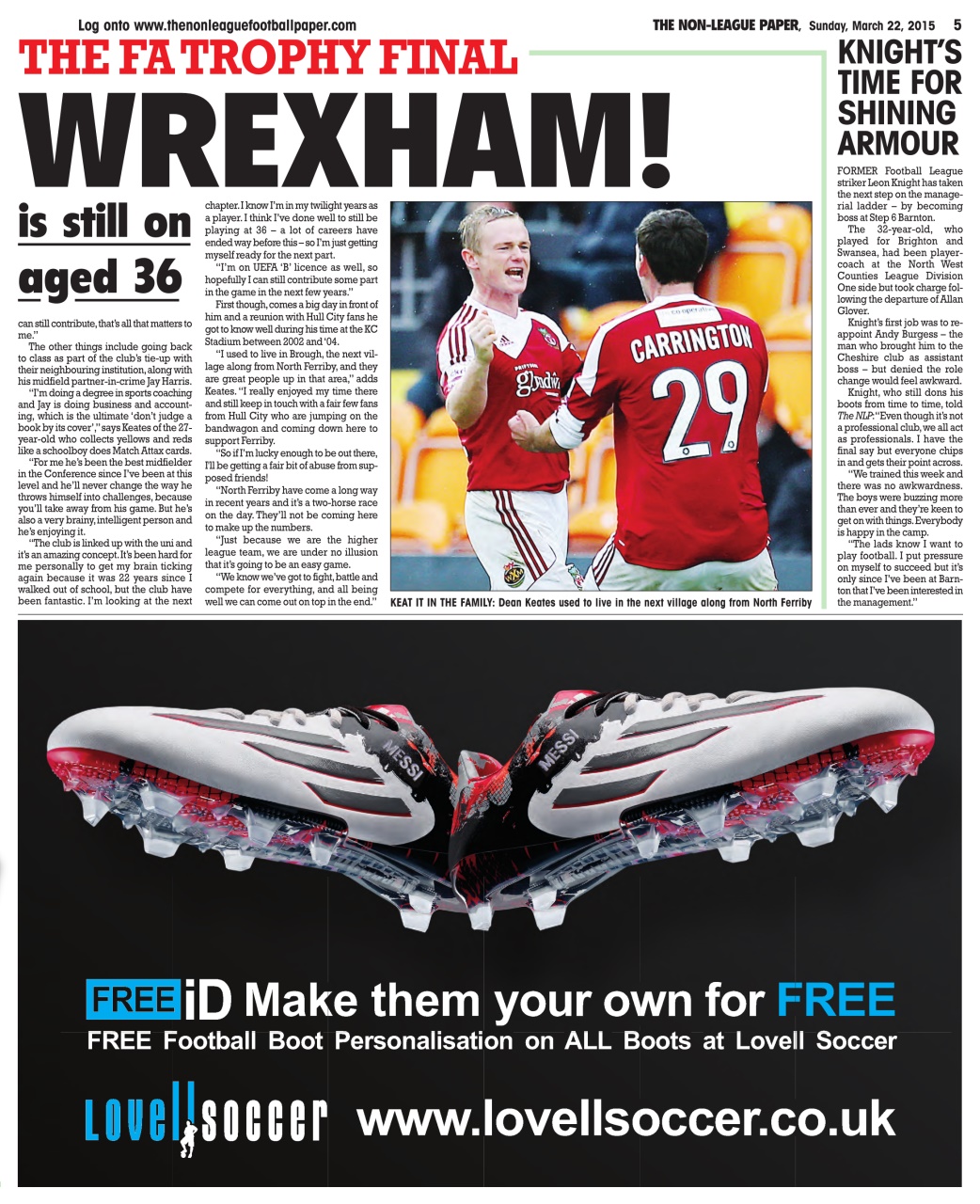 The Non-League Football Paper Preview Pages