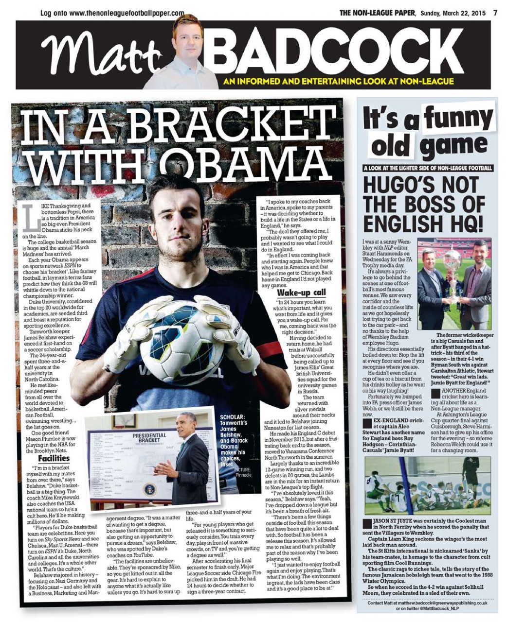 The Non-League Football Paper Preview Pages