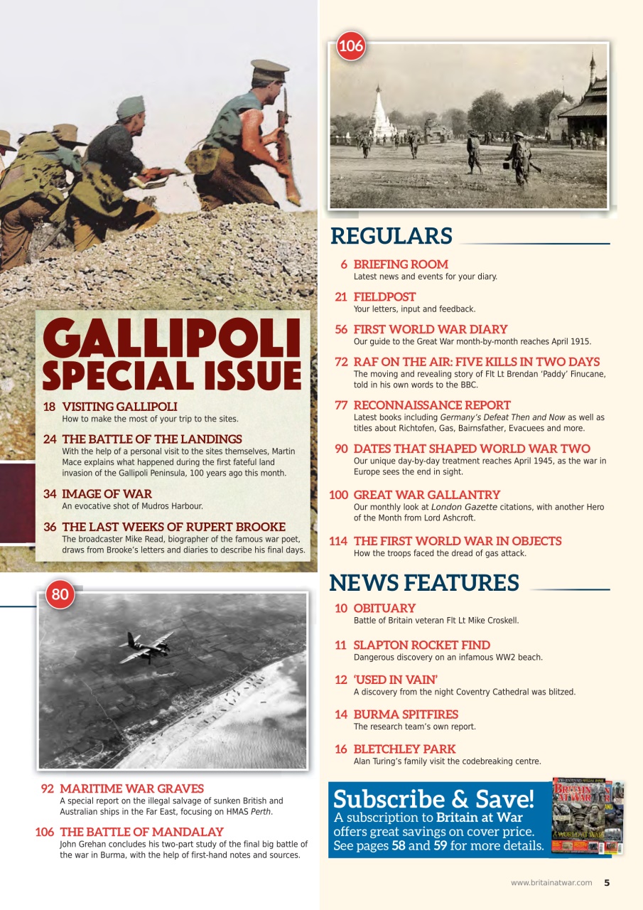 Britain at War Magazine Preview Pages