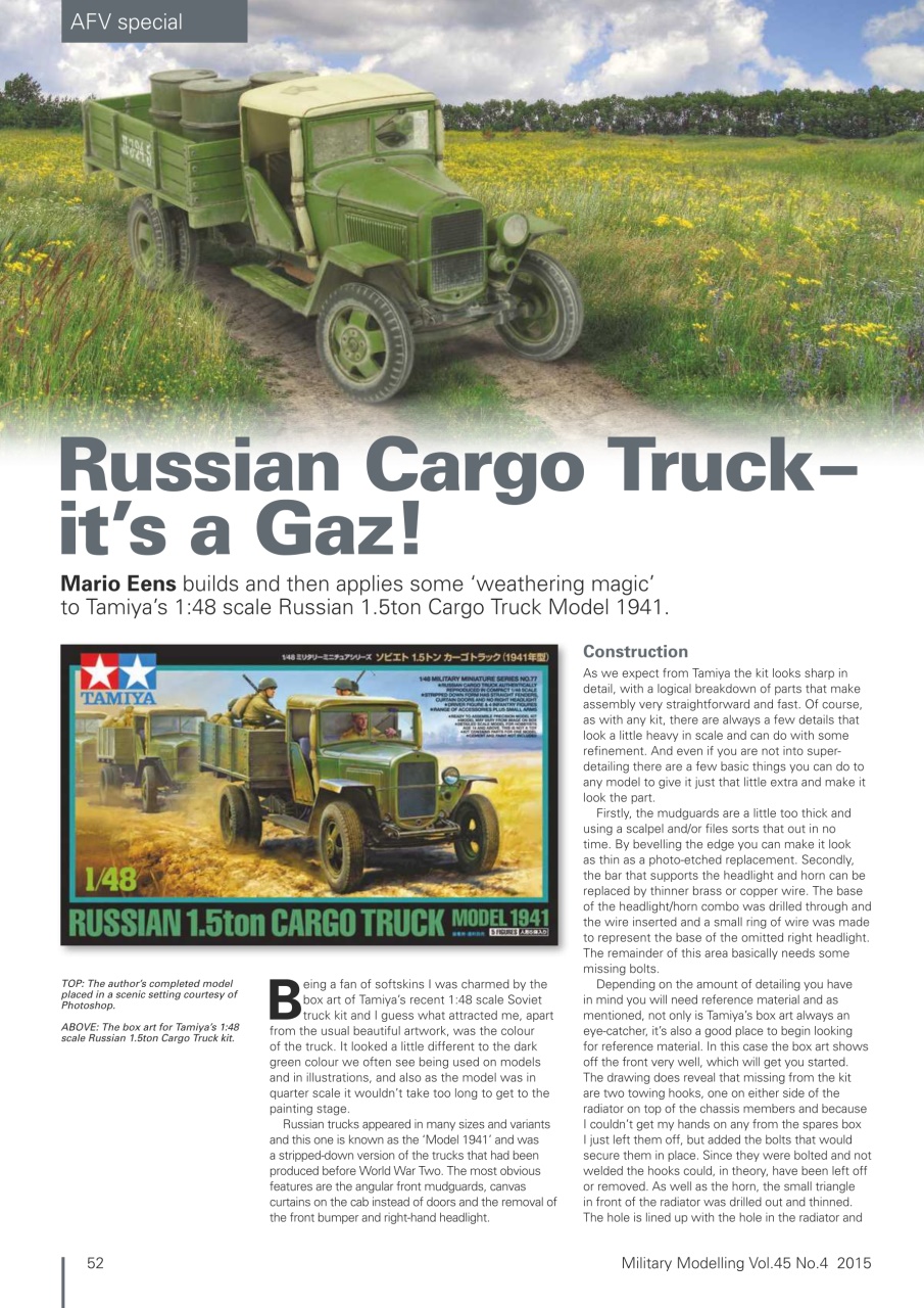 Military Modelling International Magazine Preview Pages