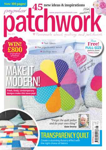 Popular Patchwork Magazine issue May 2015