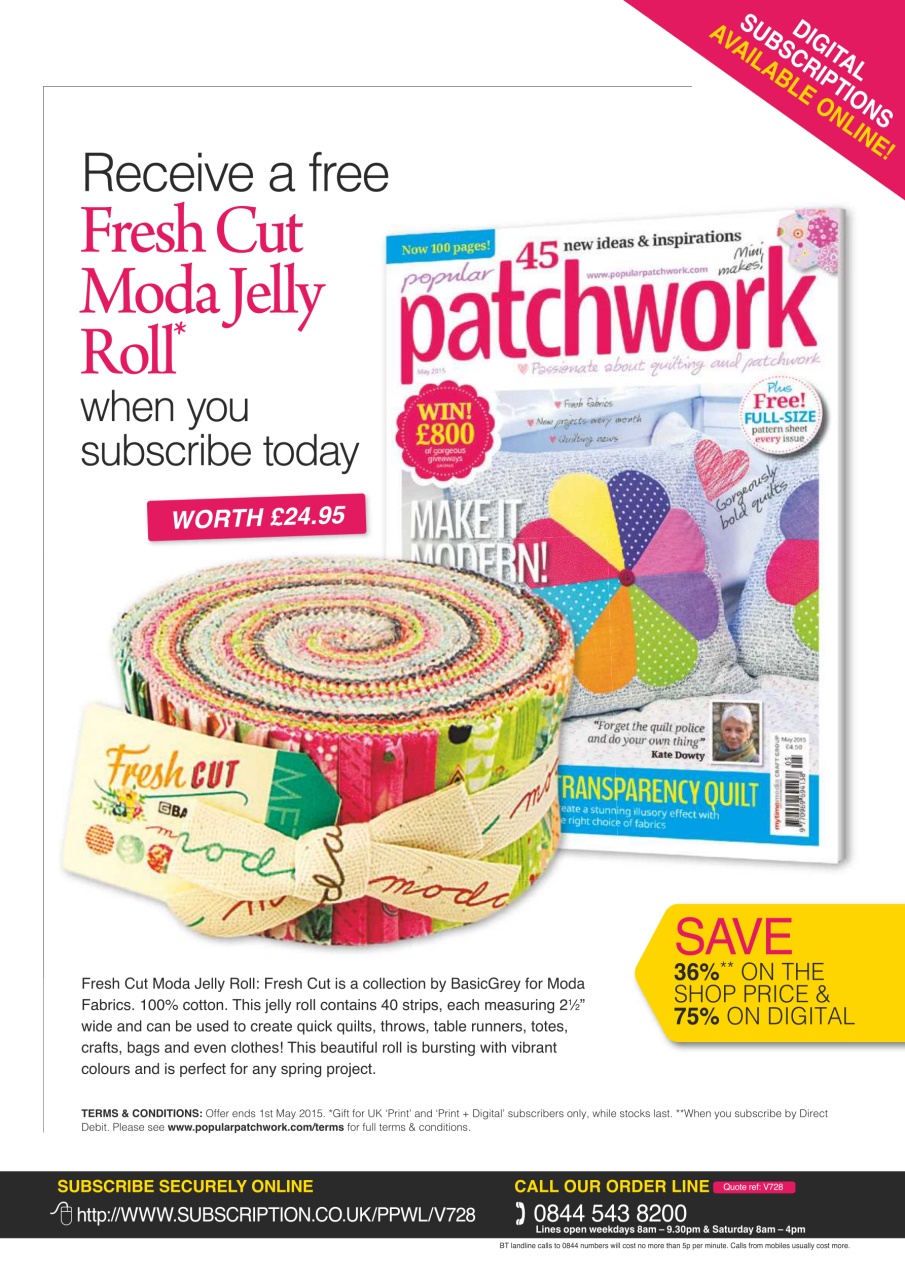 Popular Patchwork Magazine Preview Pages