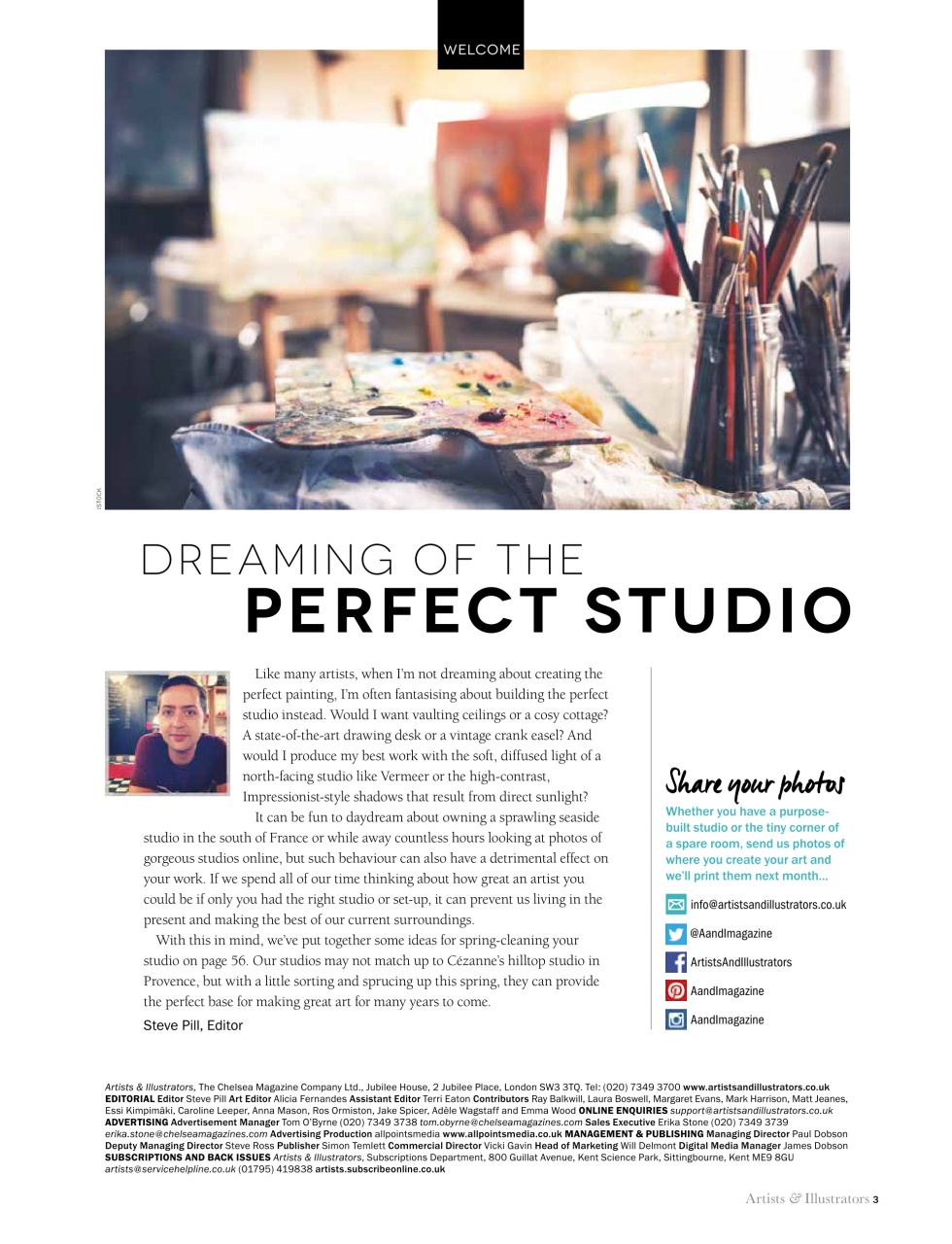 Artists & Illustrators Preview Pages