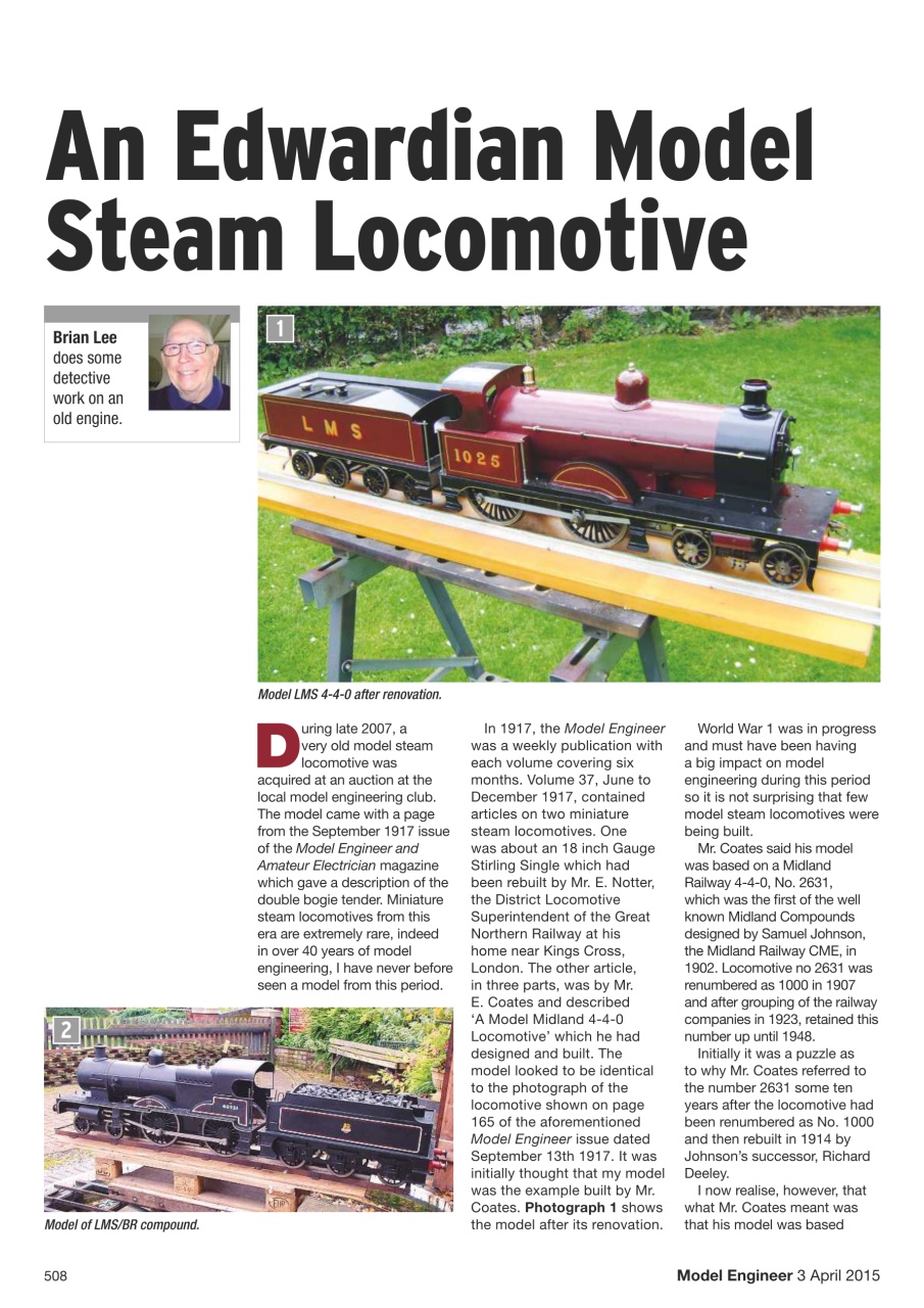 Model Engineer Preview Pages