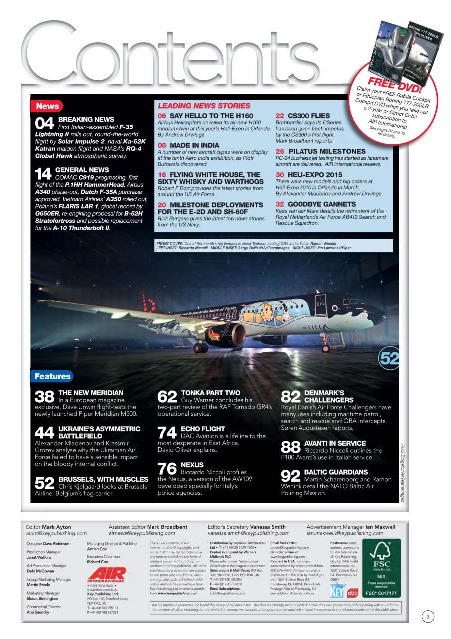 AIR International Preview Pages