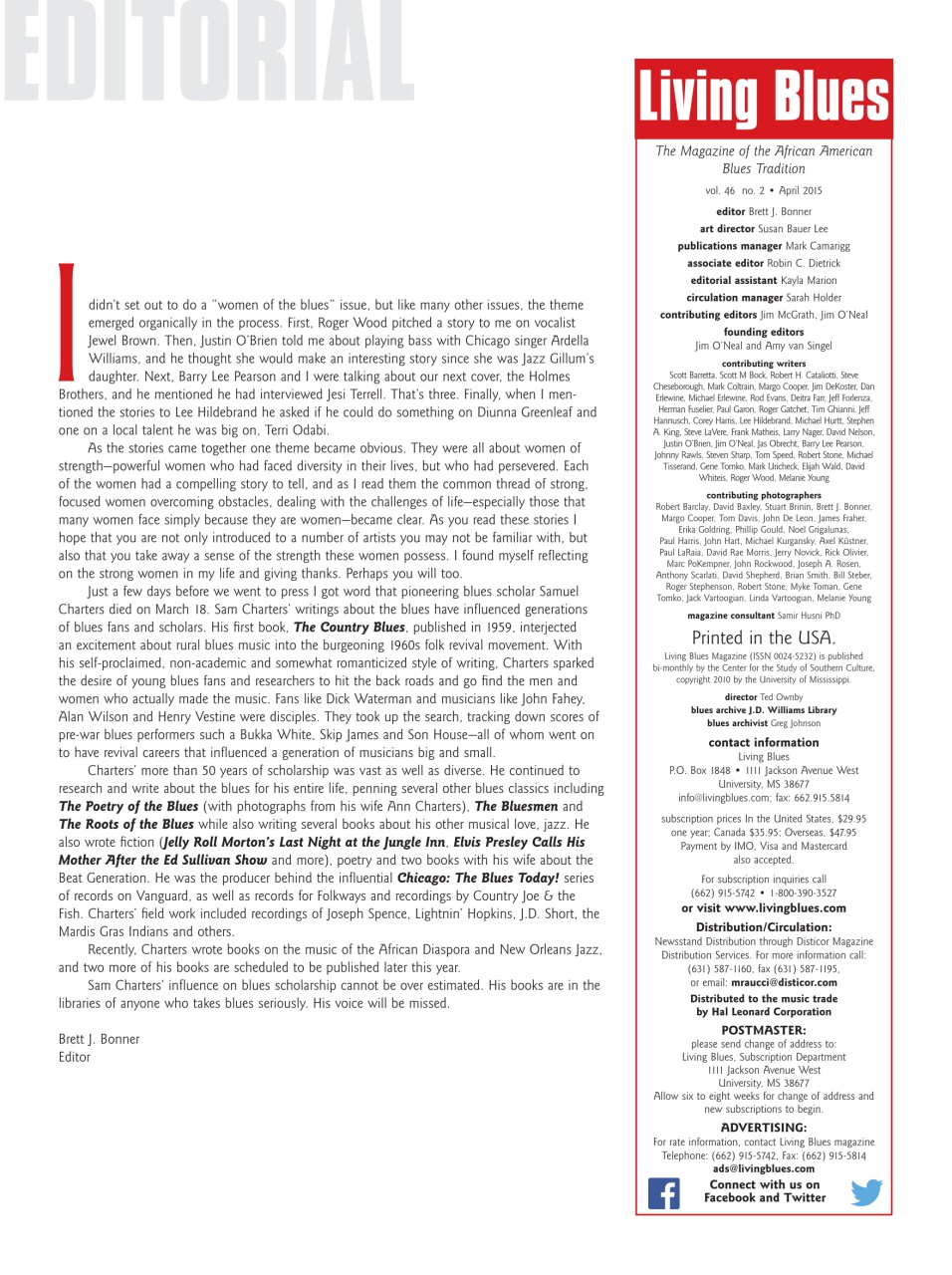 Living Blues Preview Pages