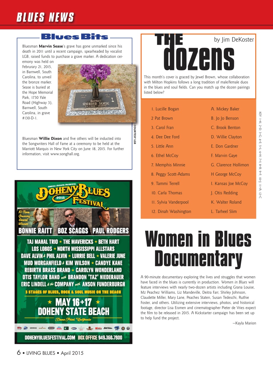 Living Blues Preview Pages