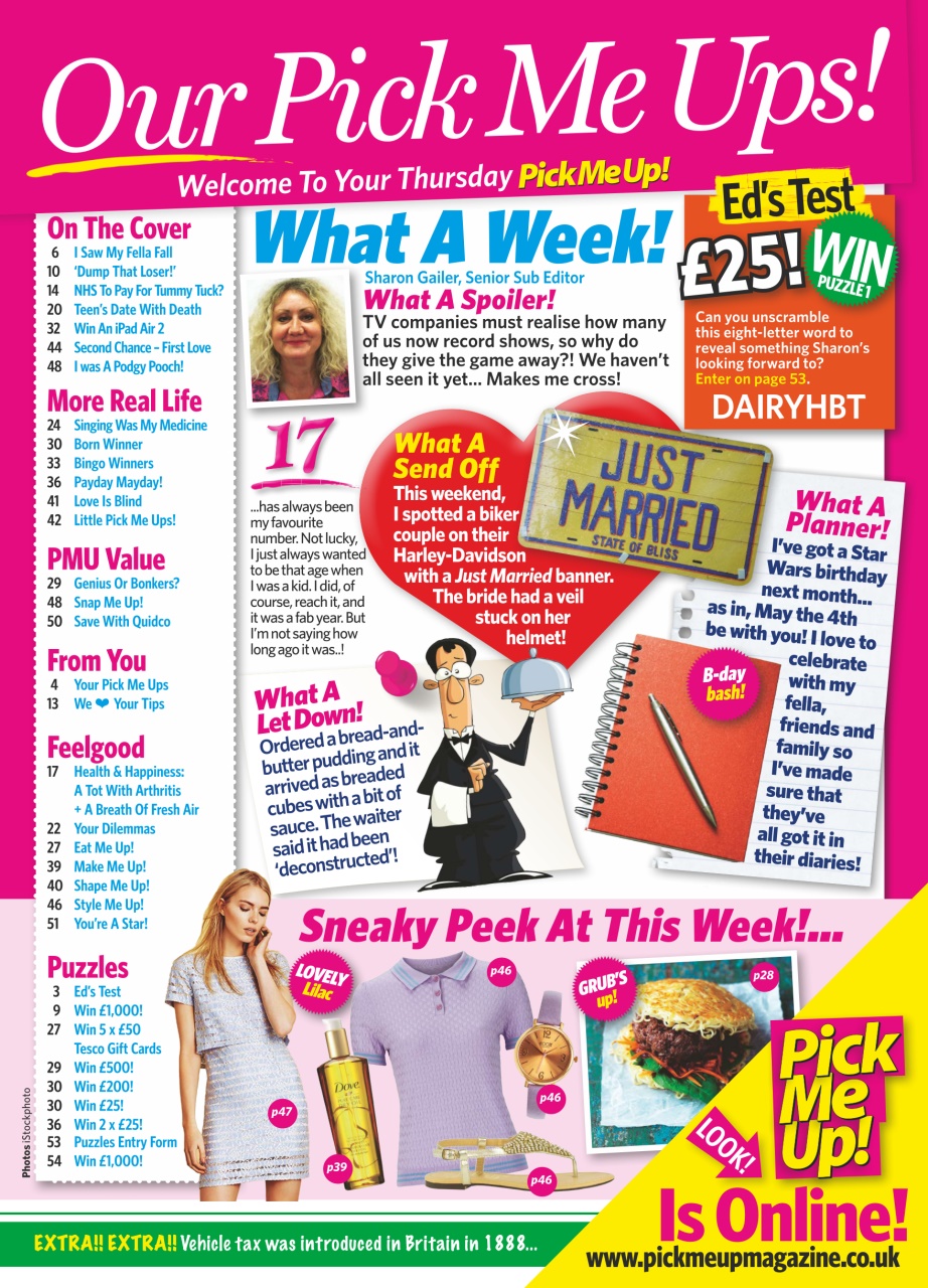 Pick Me Up Preview Pages